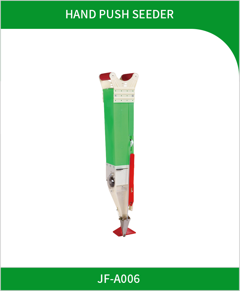 Hand push seeder