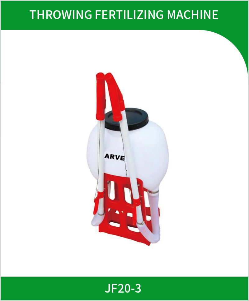 Throwing fertilizing machine