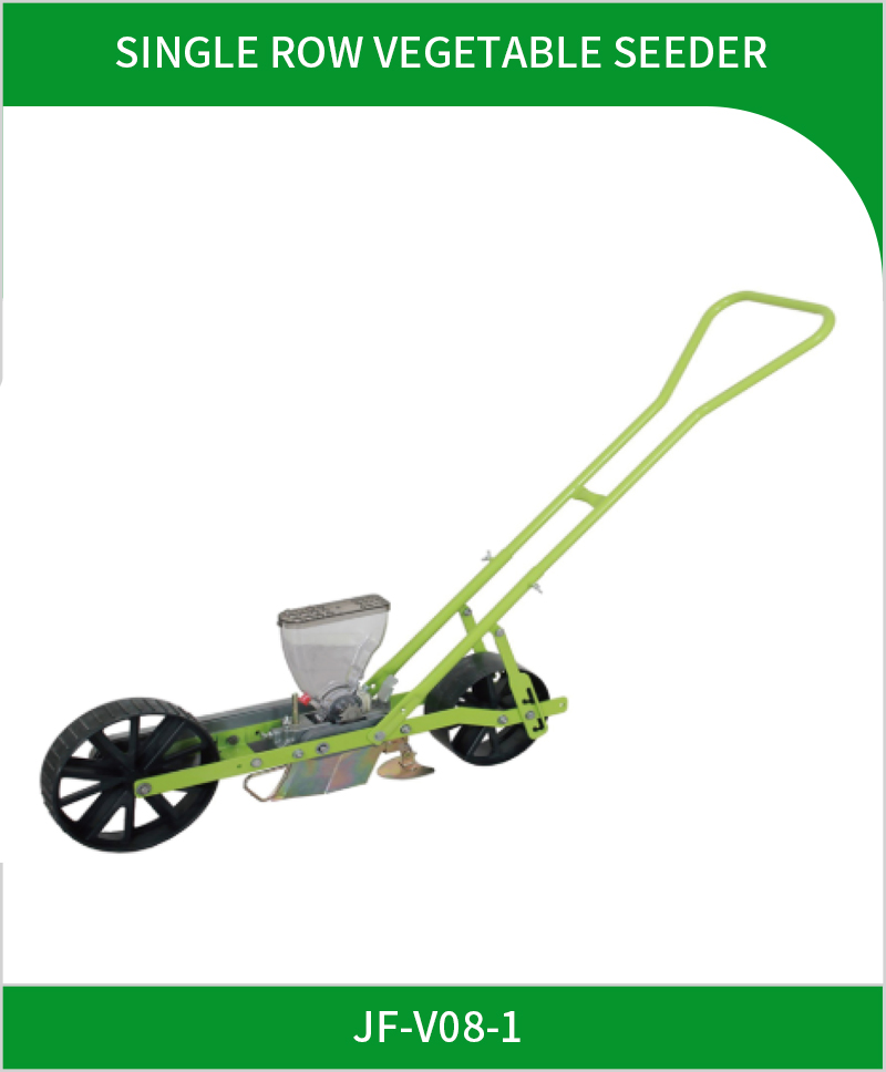 Single row vegetable seeder